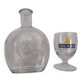 Old Vintage Ricard Carafe and glass