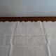 Set de 2 taies d'oreillers brodées monogrammées R.A anciennes en coton 70cm sur 73 cm