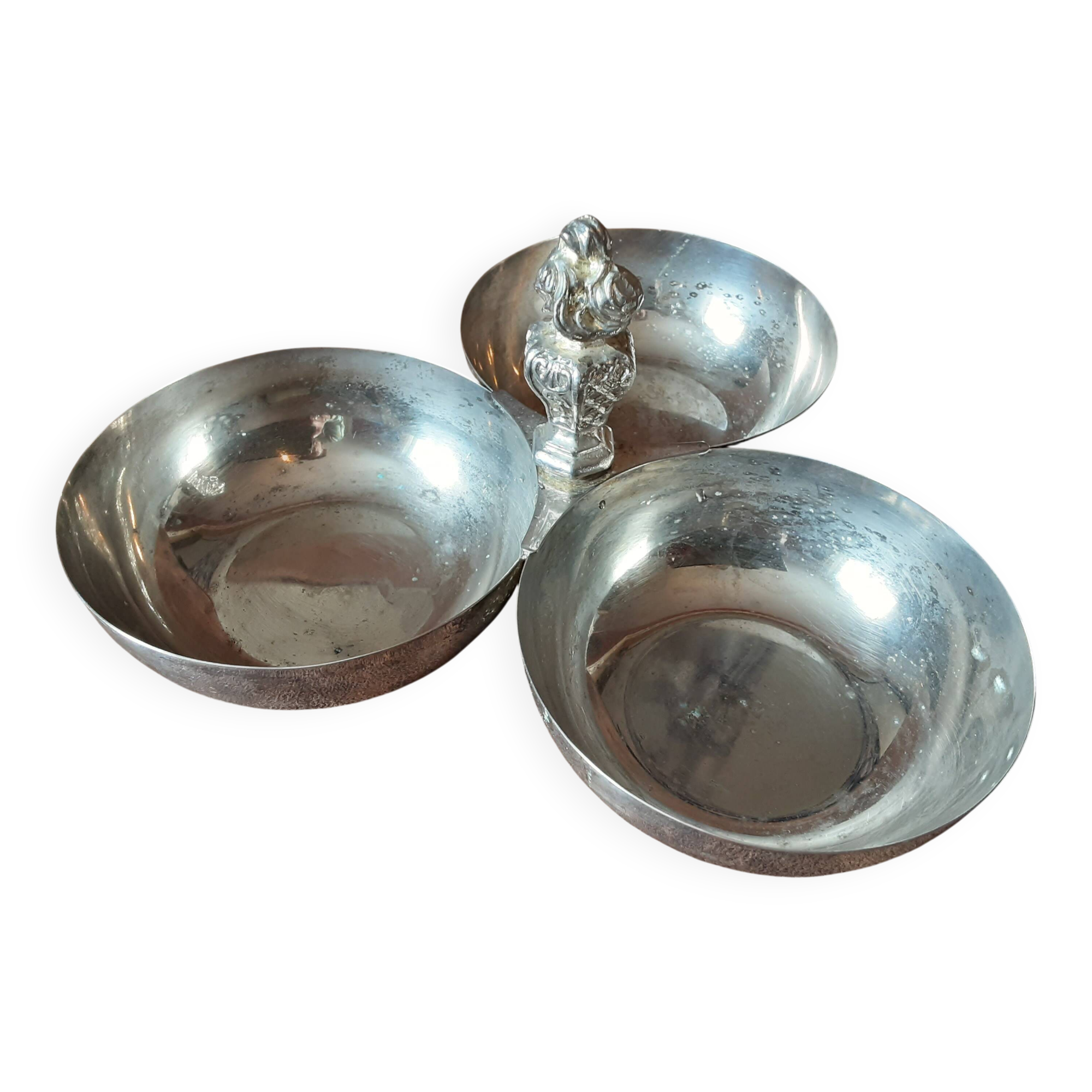 Original metal compartment dish
