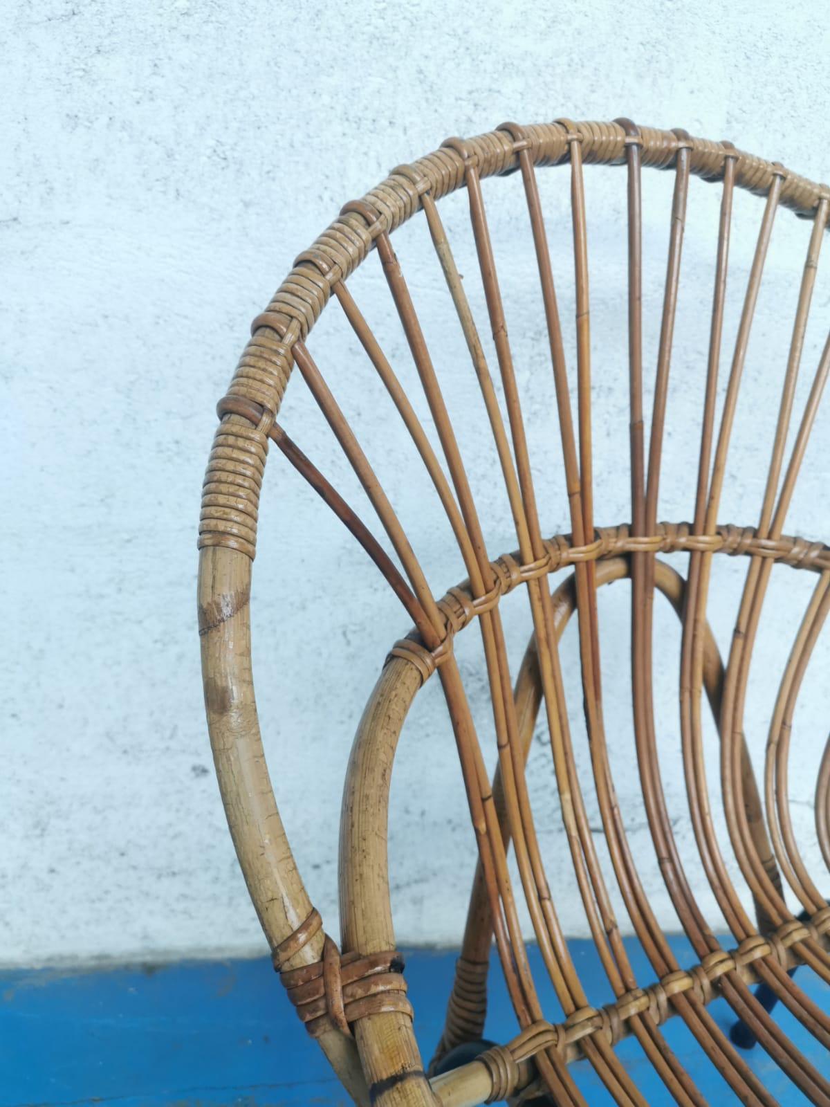 Rattan armchair 1960