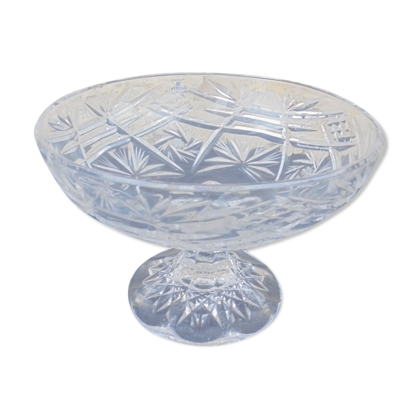 Mounted Cup, Crystal Glass