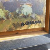Oil on panel Auguste Chabaud