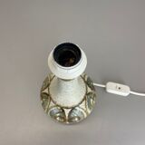 Ceramic studio pottery table light base by soholm  ceramic denmark 1970