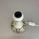 Ceramic studio pottery table light base by soholm  ceramic denmark 1970