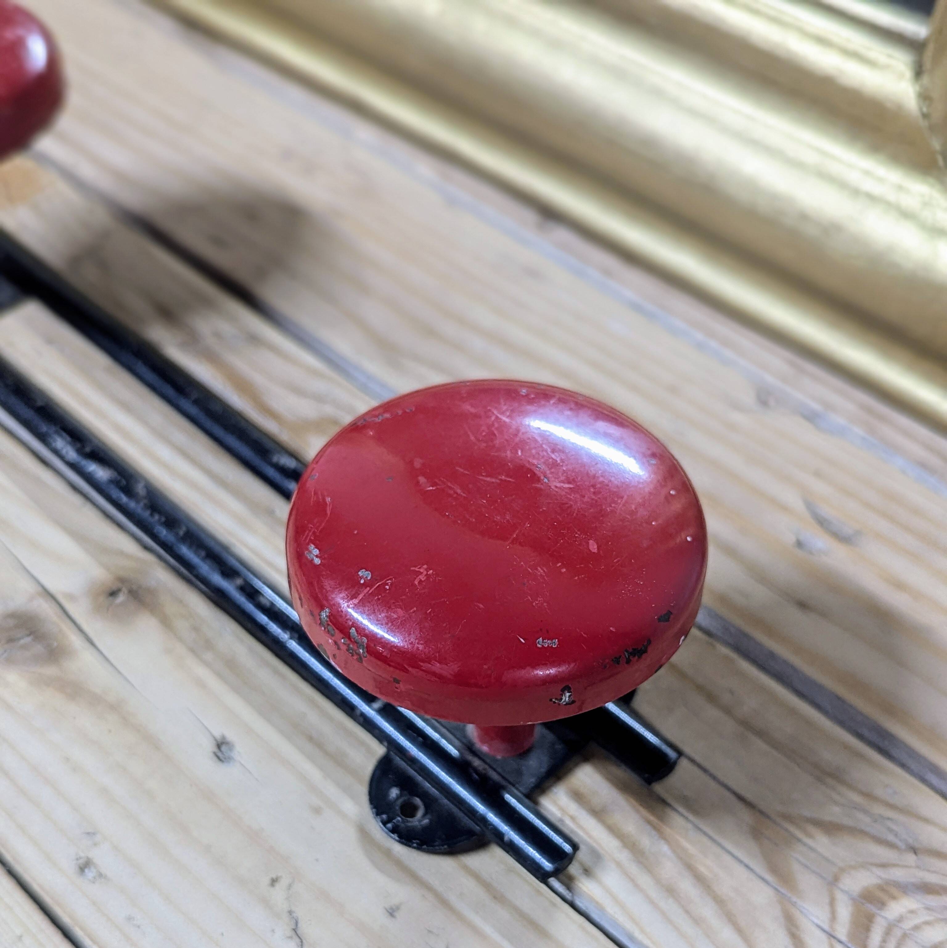 Vintage metal coat rack