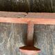 Original patina wooden farmhouse coat hook 86cm
