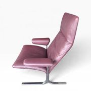 fauteuil en cuir de Sede DS-2030 avec repose-pieds