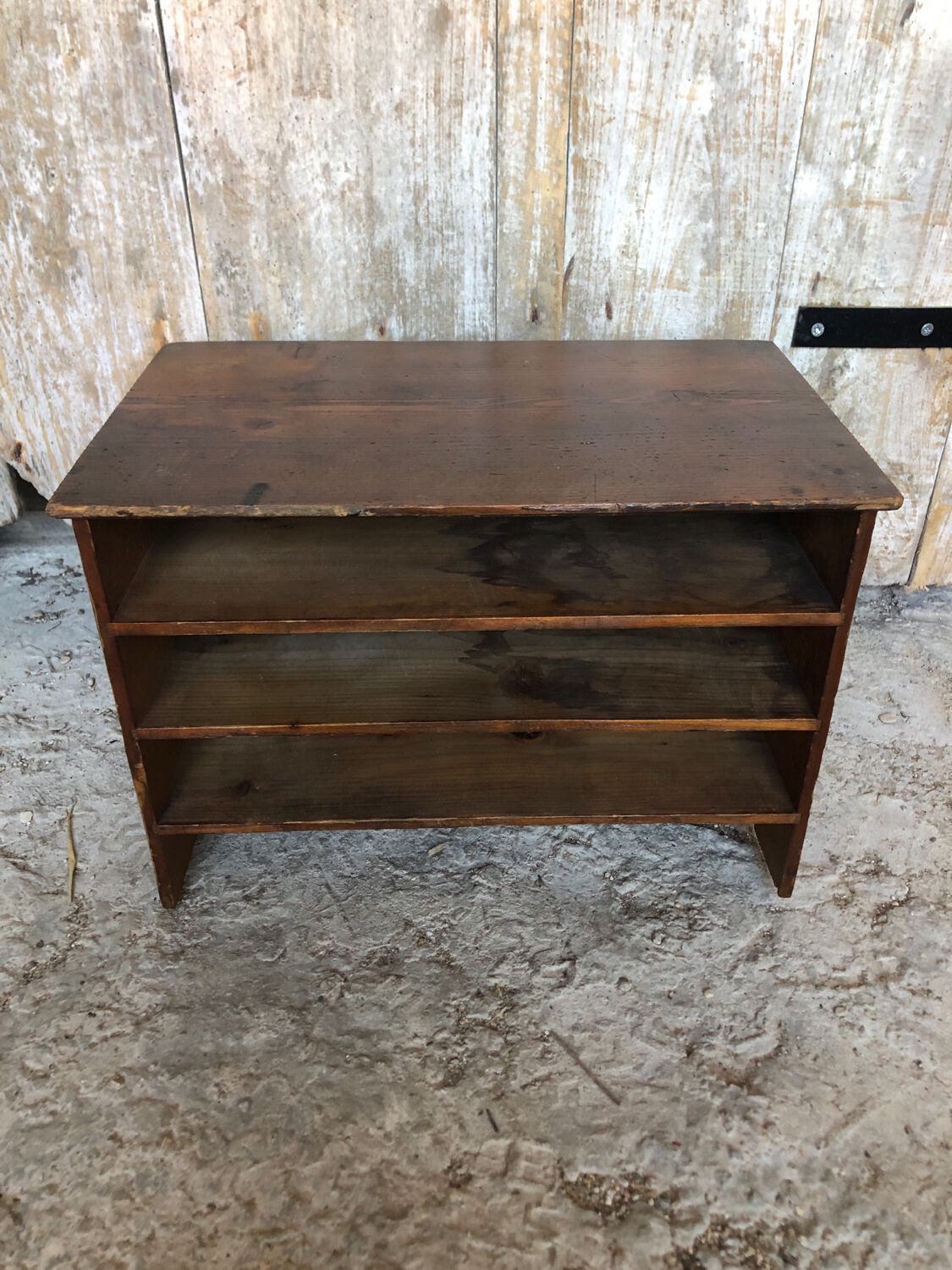 Vintage wood document holder locker#a118