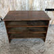 Vintage wood document holder locker#a118