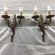 Paire d'appliques en bronze style Louis XV
