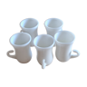 Set of 5 tea or coffee glasses