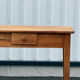 Large table in solid walnut
