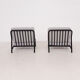 Set of 2 Alf Svensson for DUX model 013 lounge chairs, Sweden 1960's