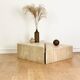 Rare vintage travertine coffee table