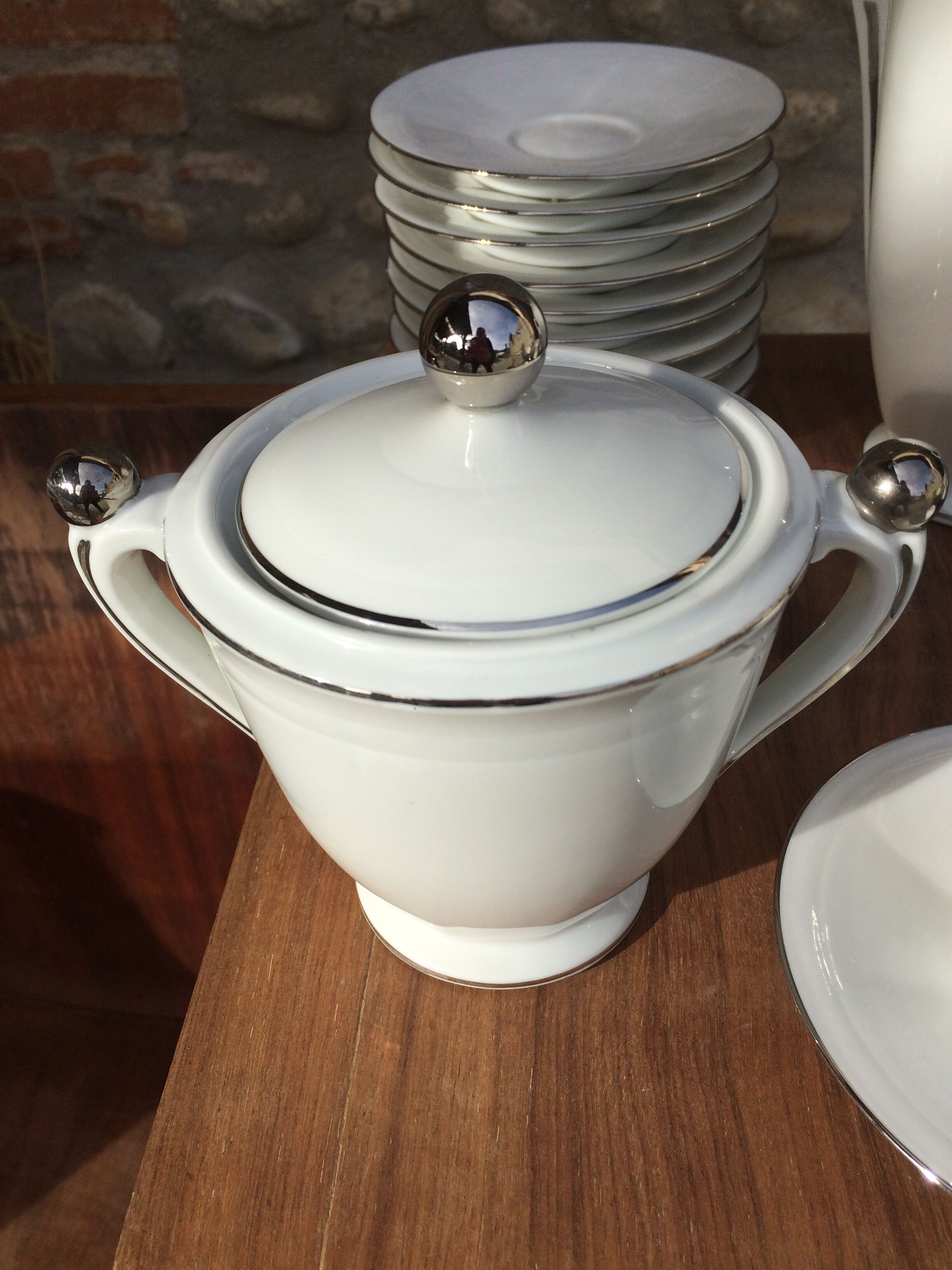 Full porcelain coffee service