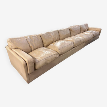 5-seater sofa Poltrona Frau design Pierluigi Cerri