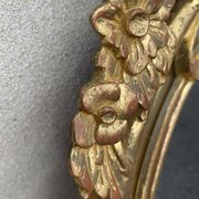 20th century gilded wooden mirror with bezels h120 x l71