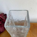 Cracked glass vase
