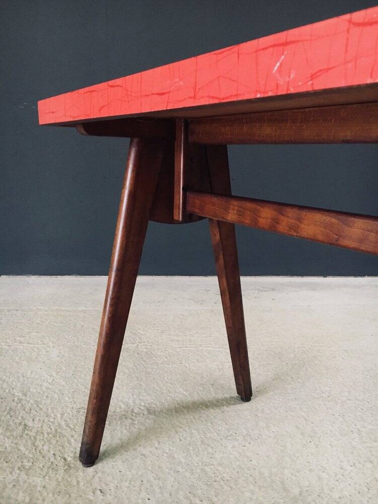 French Reconstruction Bistro Table, 1950s