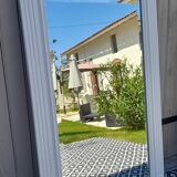 Miroir ancien biseauté