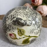 Glazed ceramic candy box