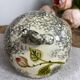 Glazed ceramic candy box