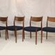 Set de 4 chaises en teck Cees Braakman pour Pastoe 1960.