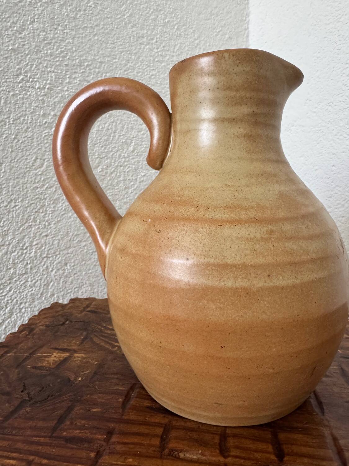JP Gasnier stoneware pitcher from the 70s