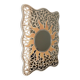 Vintage mosaic mirror sun motif - Unique piece from Italy, 1970s - Beautiful details, very decorative, bohemian style, gift idea.