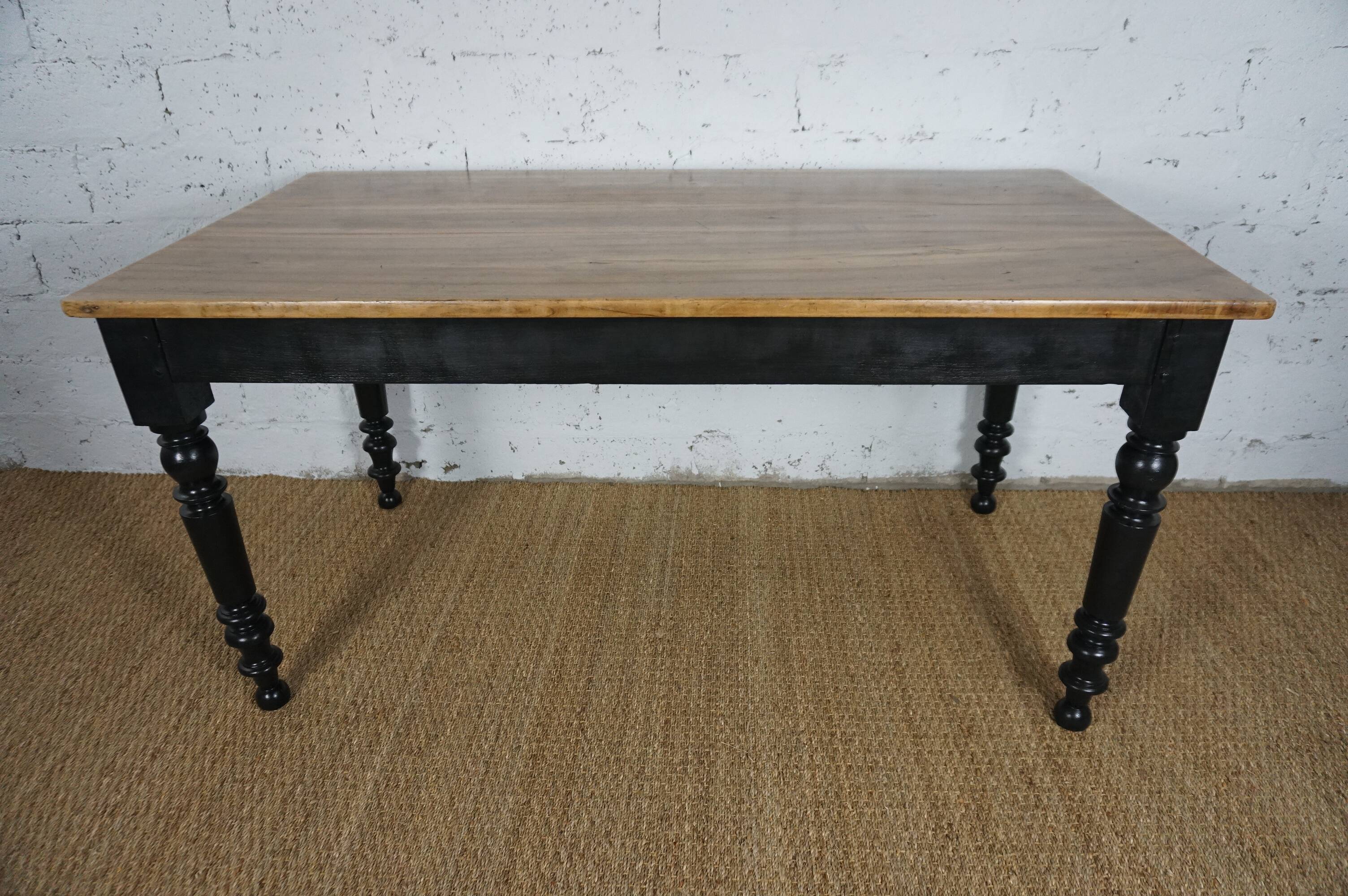 Farm table or bistro style Louis Philippe refurbished.