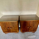 2 Tables de nuit/ chevets style art deco