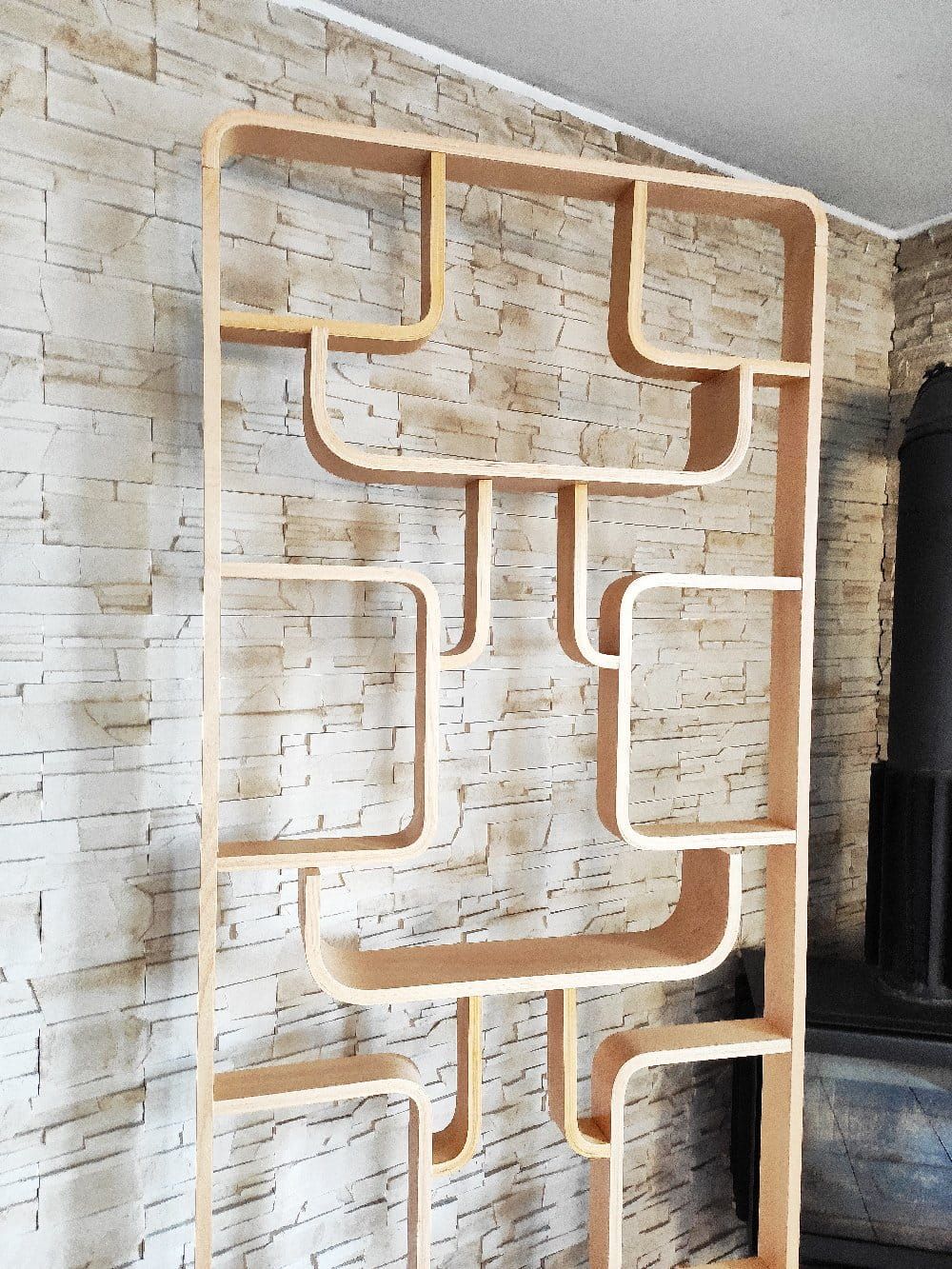 Room divider by L. Volák for Dřevopodnik Holešov, Czechoslovakia, 1960s