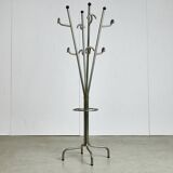 Porte-manteau postmoderne avec porte-parapluie et décor de sphères en vinyle