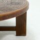 Round Coffee Table by Angel Pazmino for Muebles de Estilo 1960s