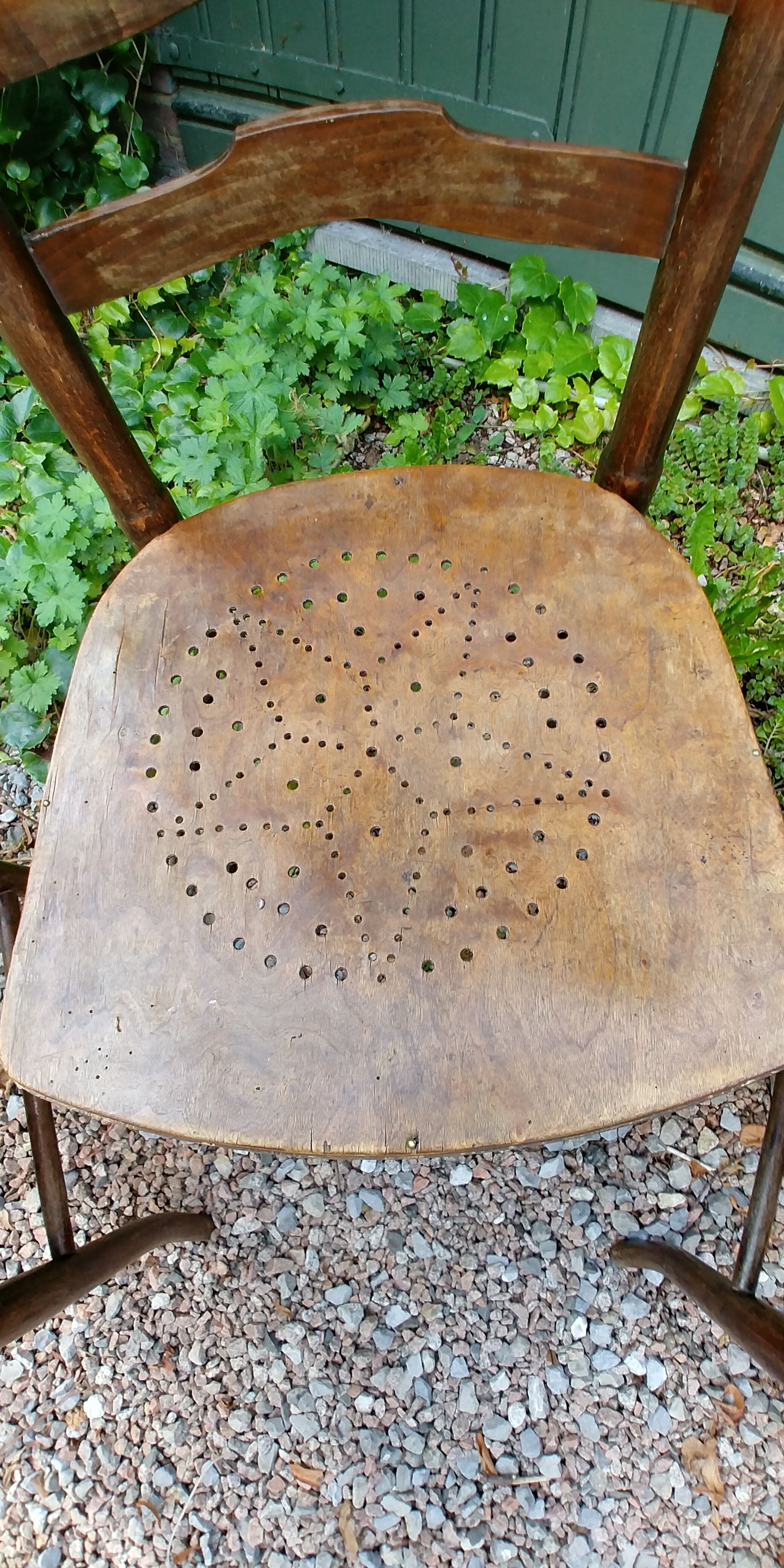 Lot of 4 bistro chairs Cambier