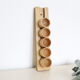 Set of 5 cockroaches on their wooden, vintage support