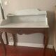 Old wooden and marble dressing table