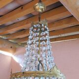 Hot air balloon chandelier with tassels ø 25 cm