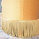 Ochre yellow velvet toad chair