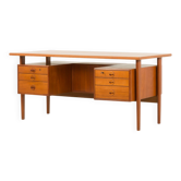 Danish teak executive desk attr. to Kai Kristiansen, 1960s