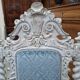 Pair of ceremonial armchairs in carved wood – Twisted columns
