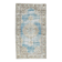 4x7 Sky Blue Classic Pattern Vintage Persian Rug, 113x201Cm