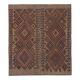 Vintage Turkish kilim, handwoven, 175x203 cm.