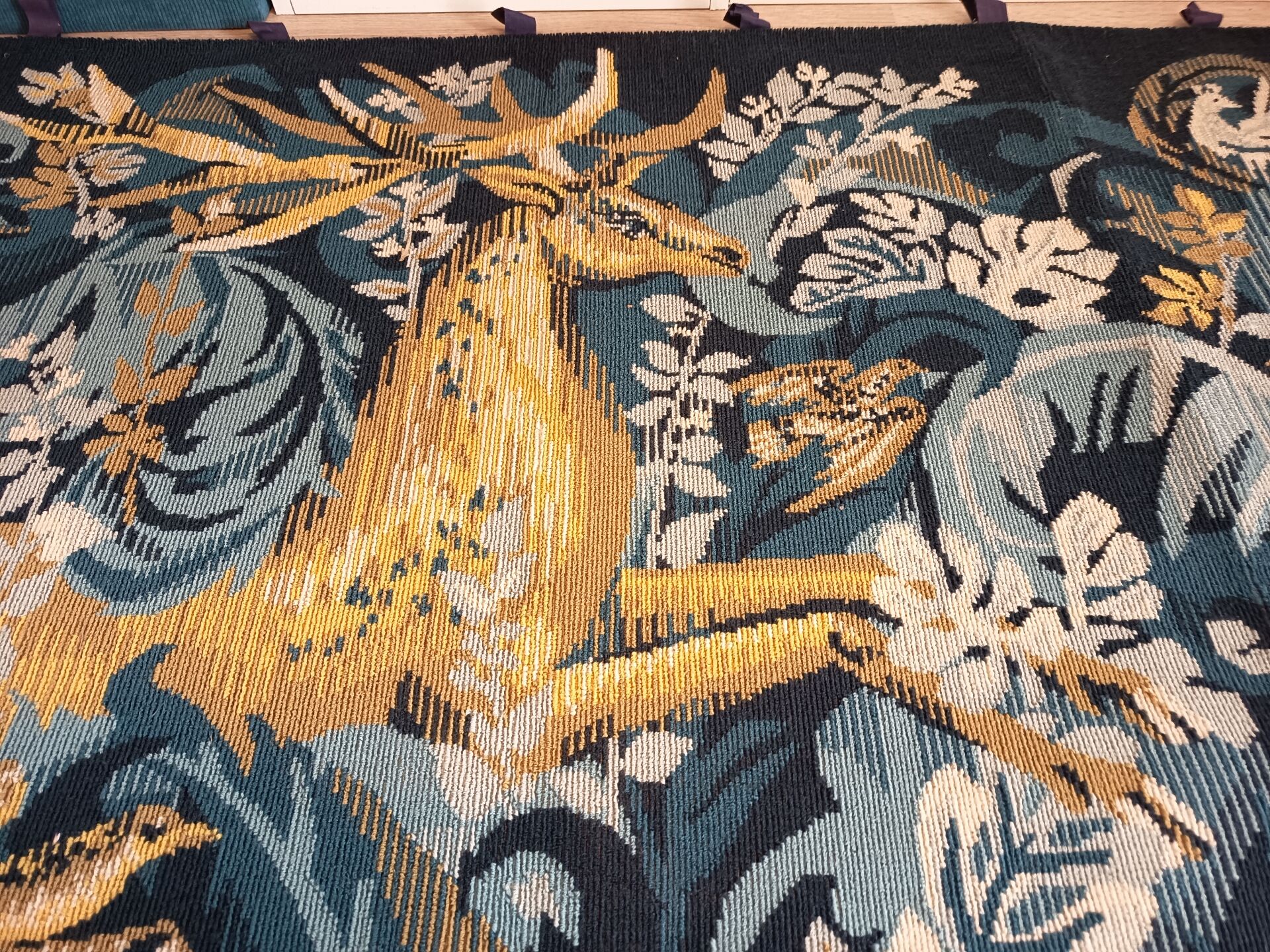 Aubusson wall tapestry signed by Hervé Leroy