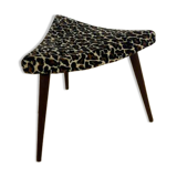 Vintage triangular footstool – Scandinavian mid-century design, elegance and comfort