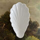 Small shell-shaped ramekin in antique Pillivuyt porcelain.