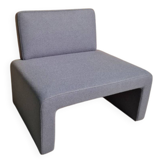 Fauteuil, chauffeuse design Italien Tacchini Labanca