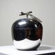 Small vintage Hans Turnwald ice bucket from the 1970s with a silver apple design