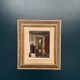 Original Swedish Oil on Canvas – 'Kitchen II' by Osvald Rasmussen – Signed – Vintage and Framed – 41 × 37 cm (16.1" × 14.6")