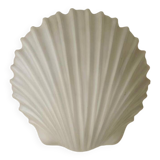 Applique vintage coquillage, opaline, Limburg Allemagne 1960